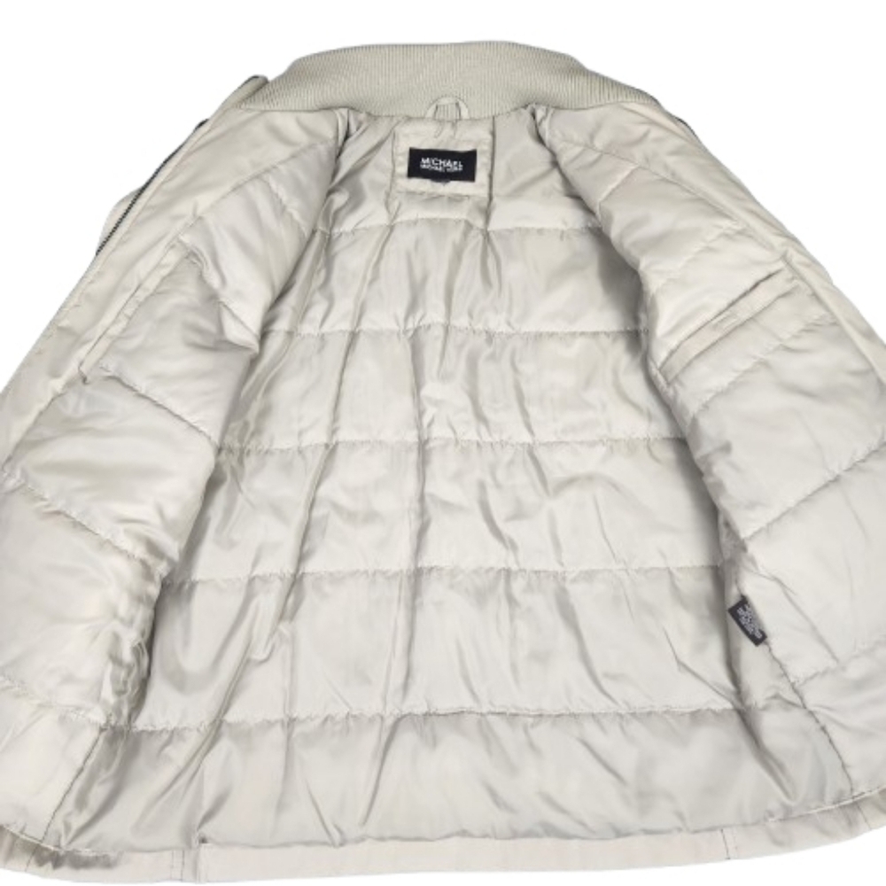 Michael Kors Beige Mens Dressy or Cadual Jacket Lined Multiple Pockets - Picture 7 of 16